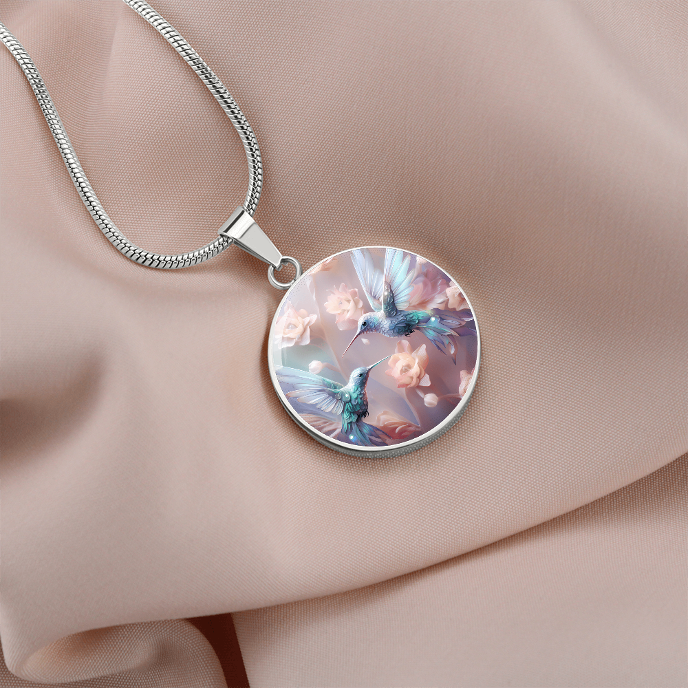 kette mit kolibri anhänger