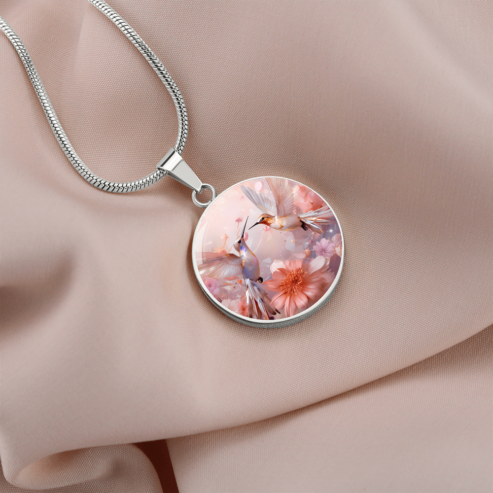 kette mit kolibri anhänger