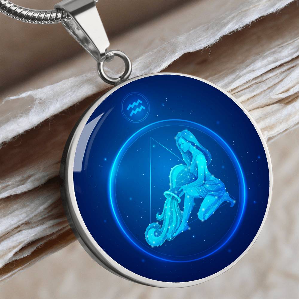 halskette sternzeichen wassermann