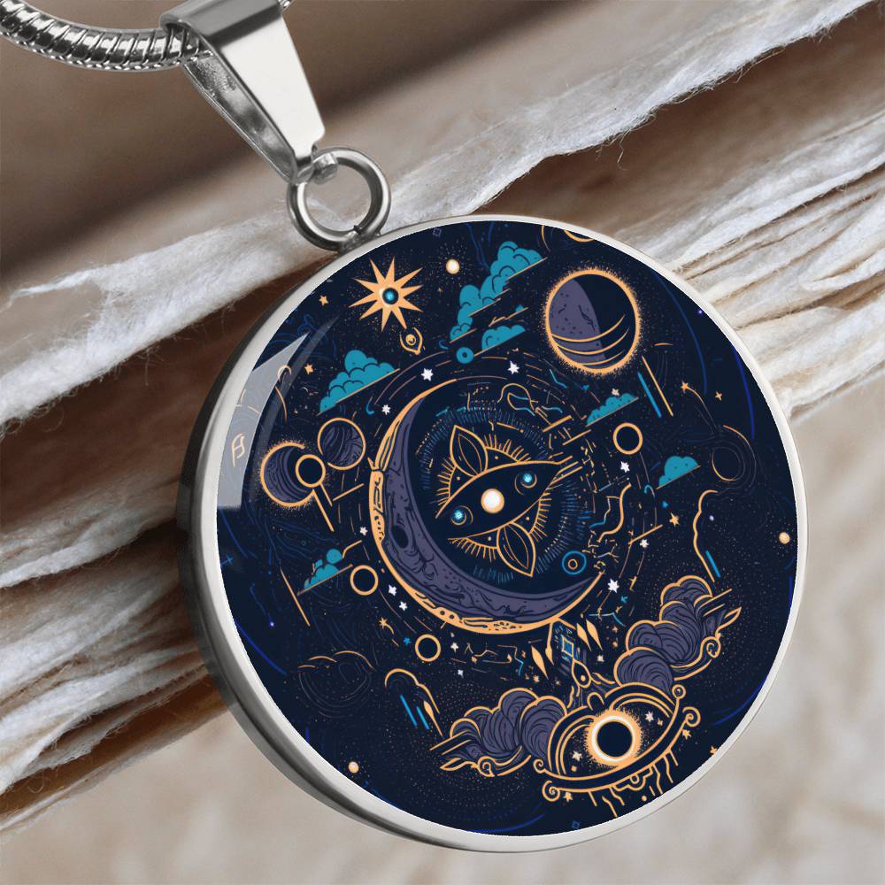 Halskette mit Stern Anhänger und persönlicher Gravur