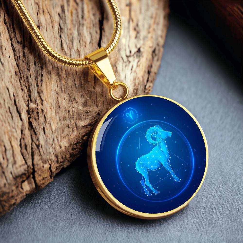 widder sternzeichen kette gold