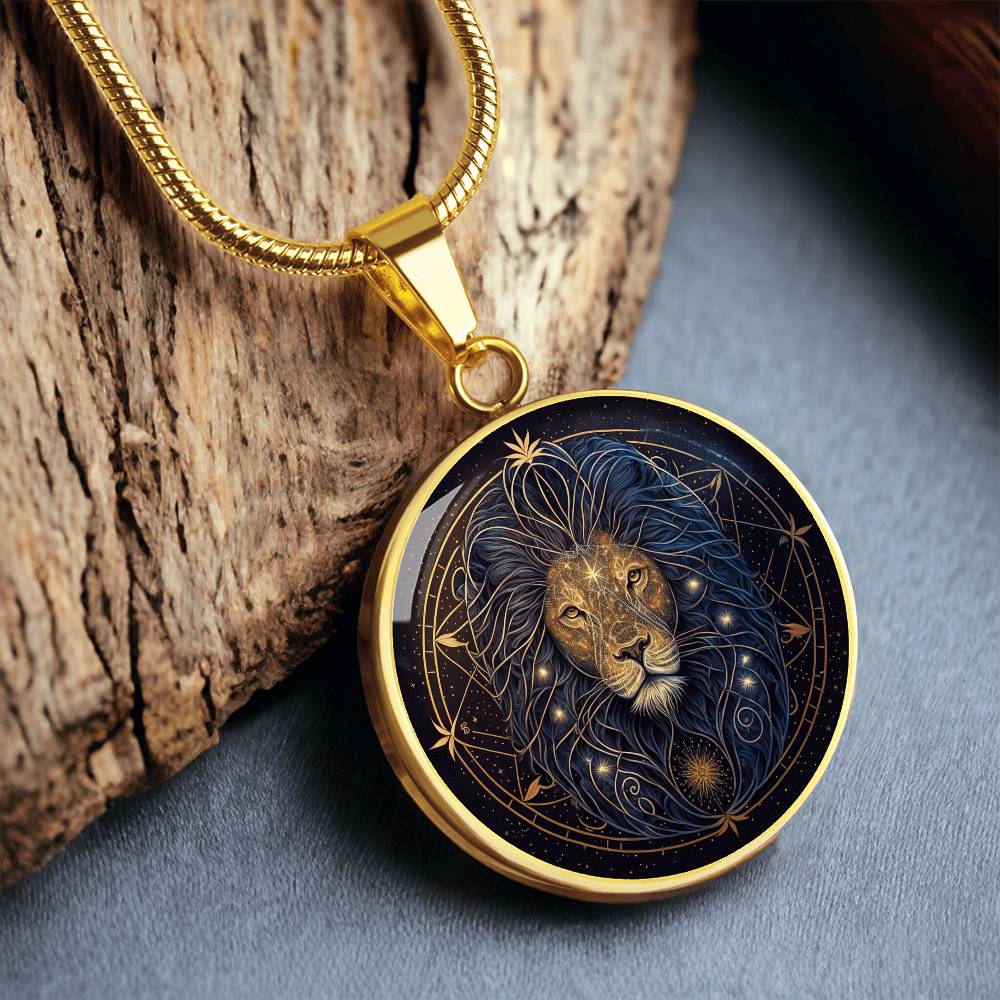 sternzeichen kette gold löwe