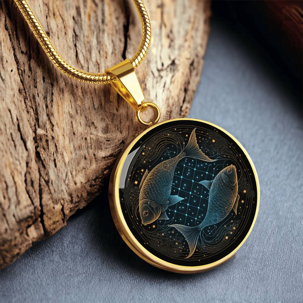 sternzeichen kette gold fische