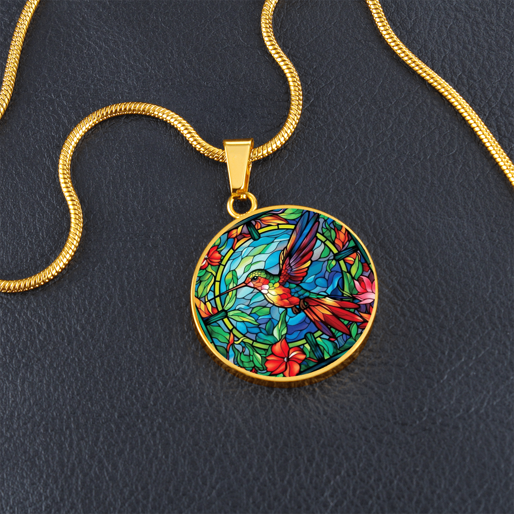 vogel kettenanhänger gold