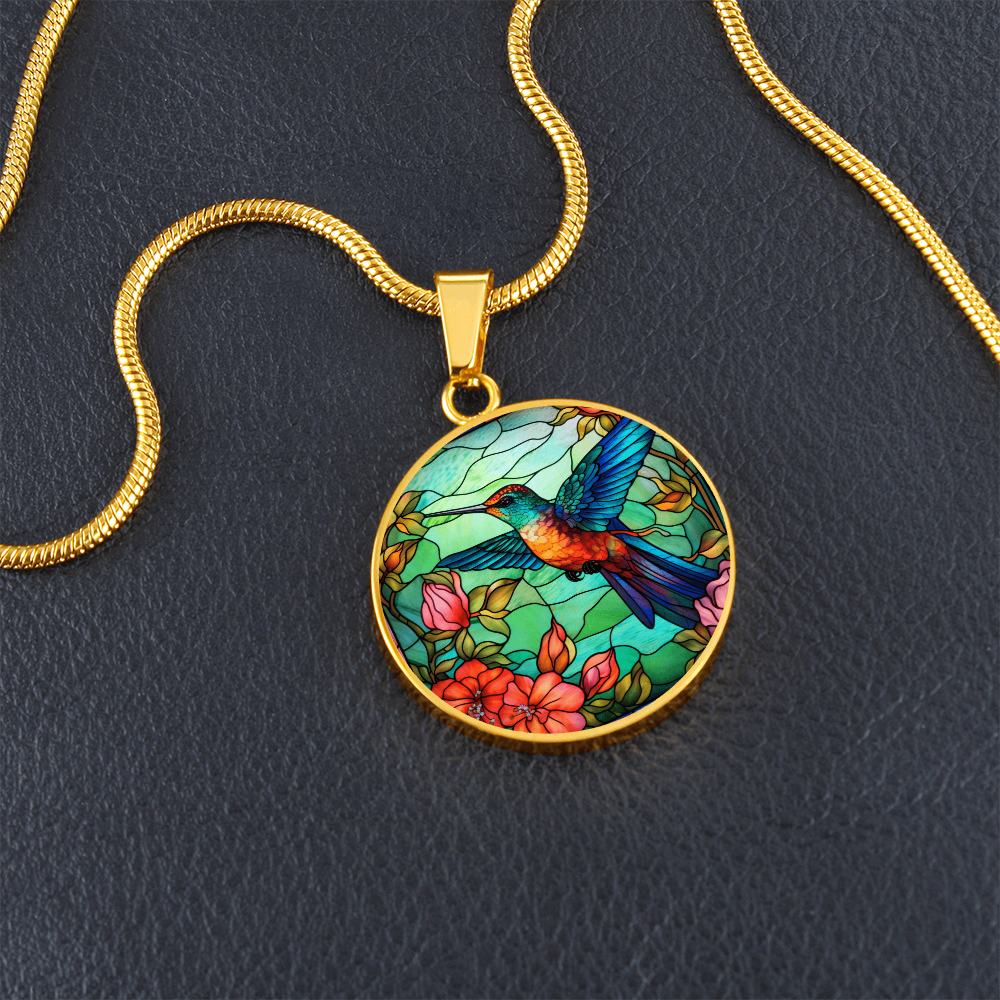 vogel kettenanhänger gold