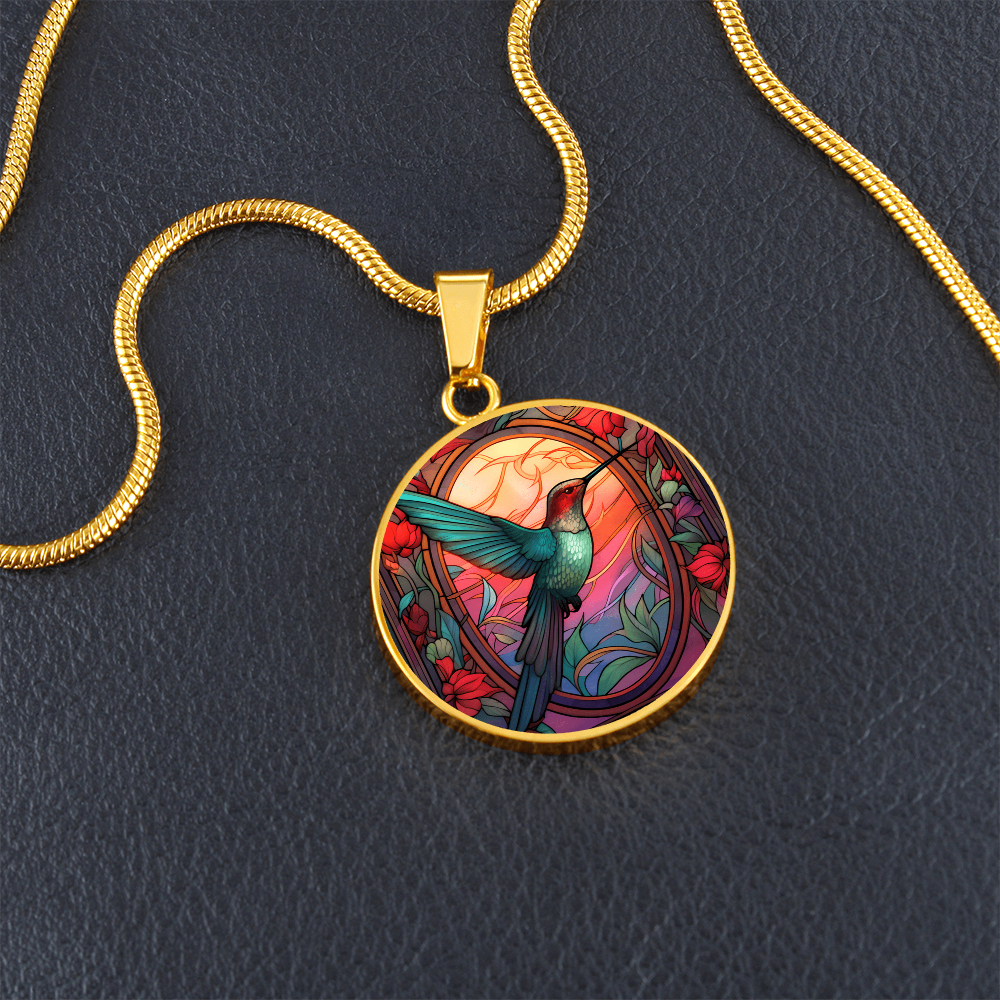 vogel kettenanhänger gold