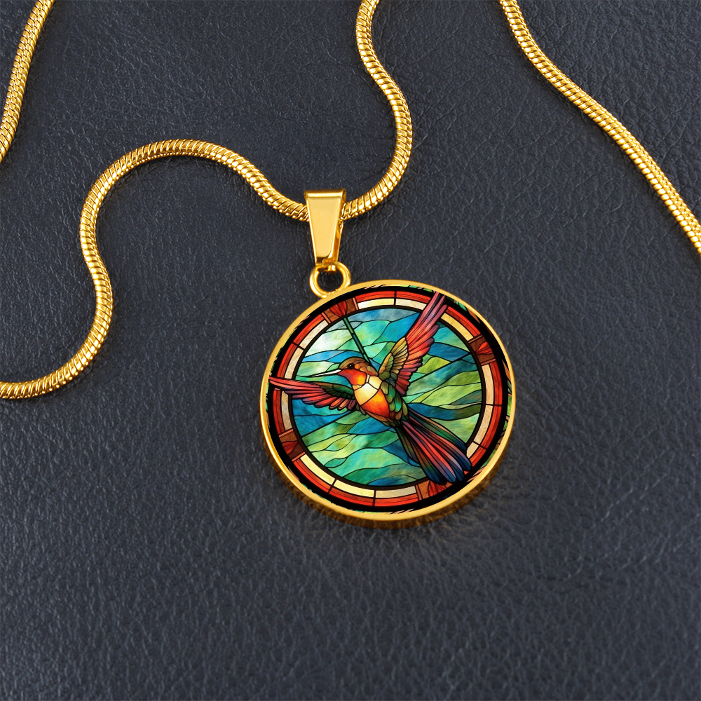 vogel kettenanhänger gold