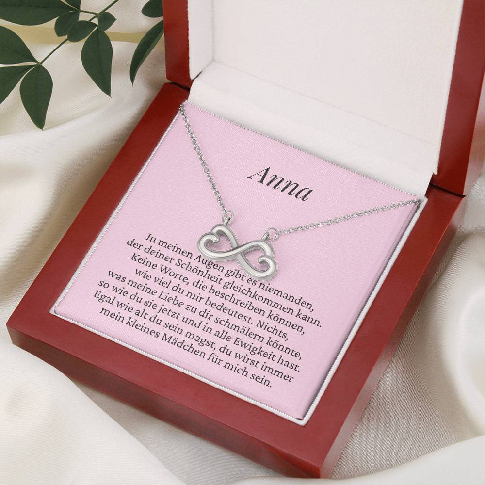 Mädchen Schmuck Geschenk Halskette mit liebevoller Karte