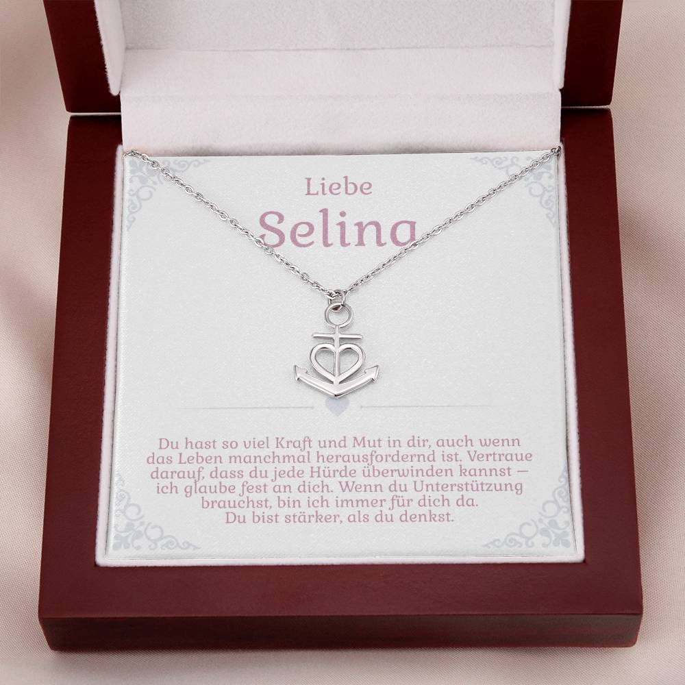 'Du hast so viel Kraft' Ankerliebe Halskette