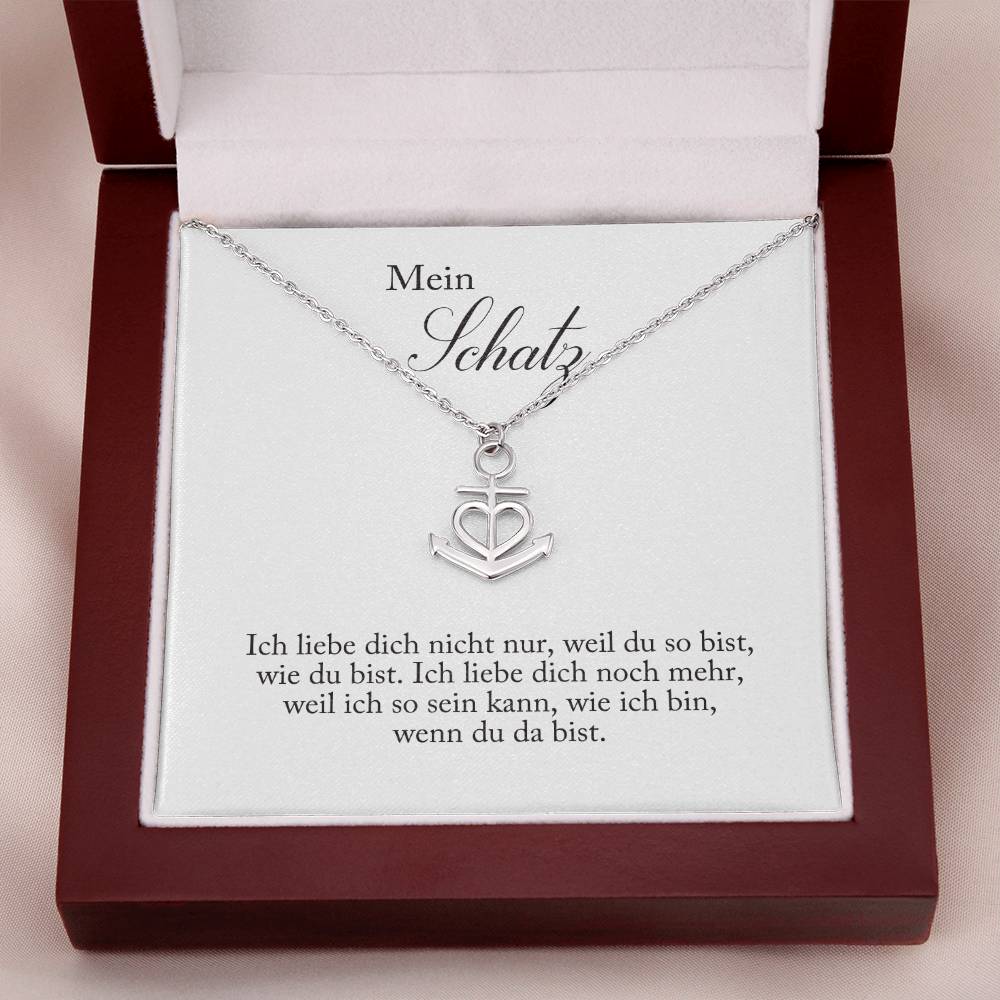 Romantische Halskette als Geschenk vom Mann