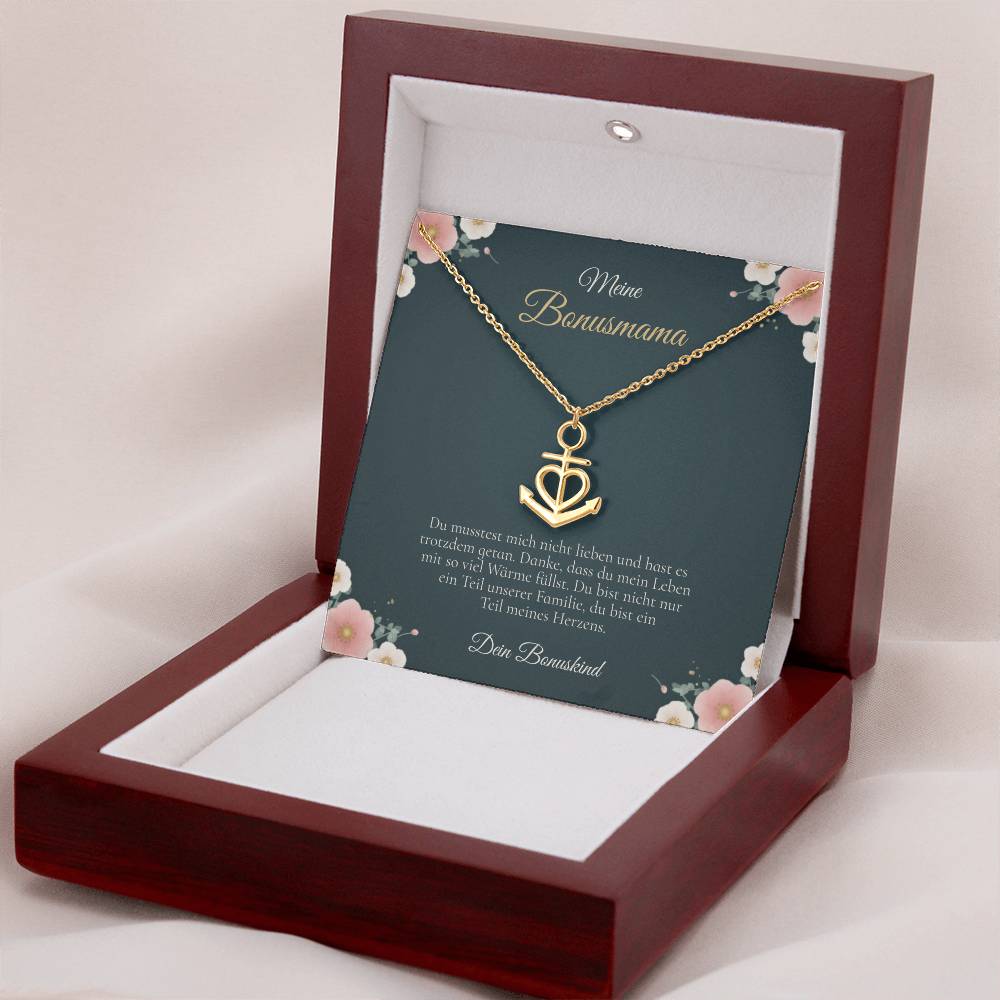 Herzensmama Geschenk – Kette mit Karte zu Geburtstag und Muttertag