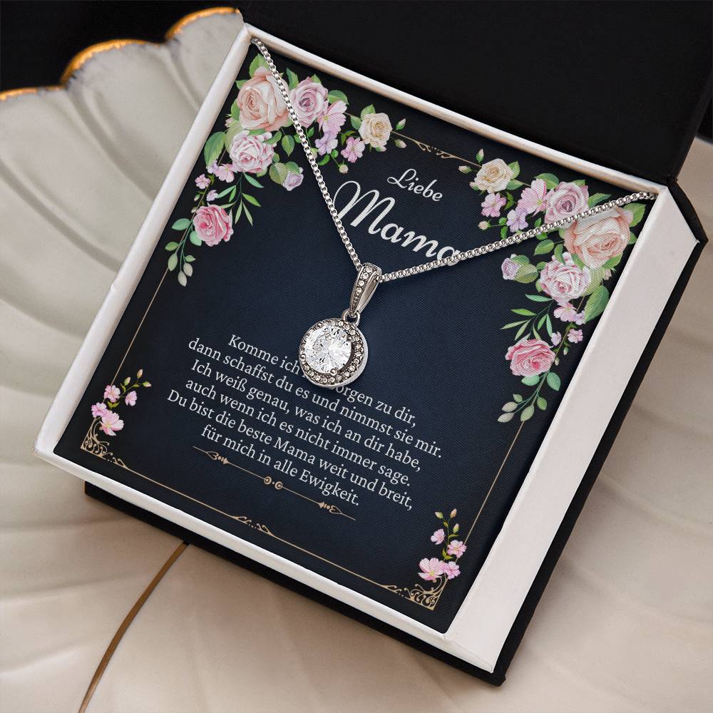 "Till mig för alltid och alltid" Eternal Necklace