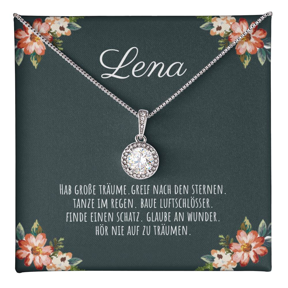 'Hör nie auf zu träumen' Eternal Halskette