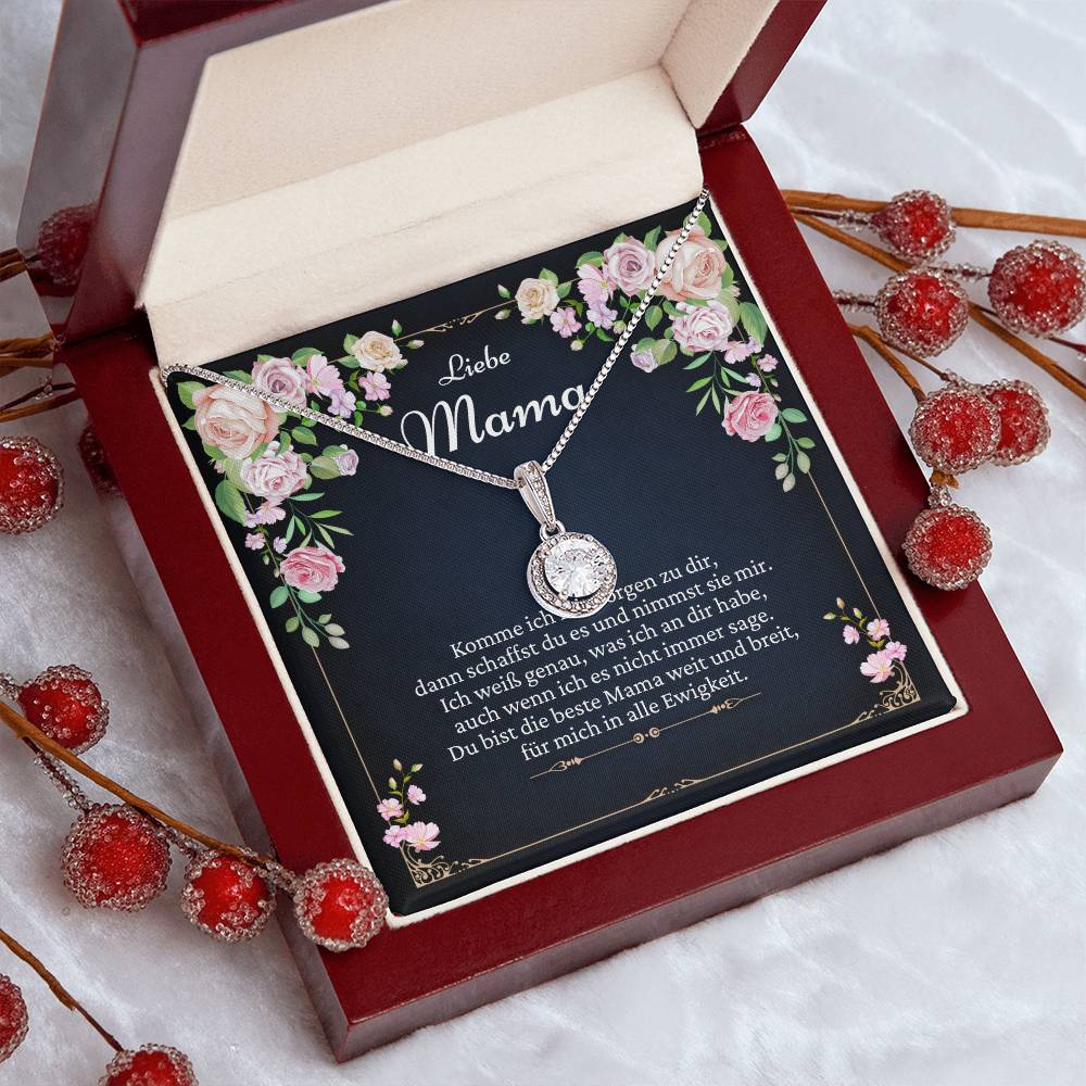 "Till mig för alltid och alltid" Eternal Necklace