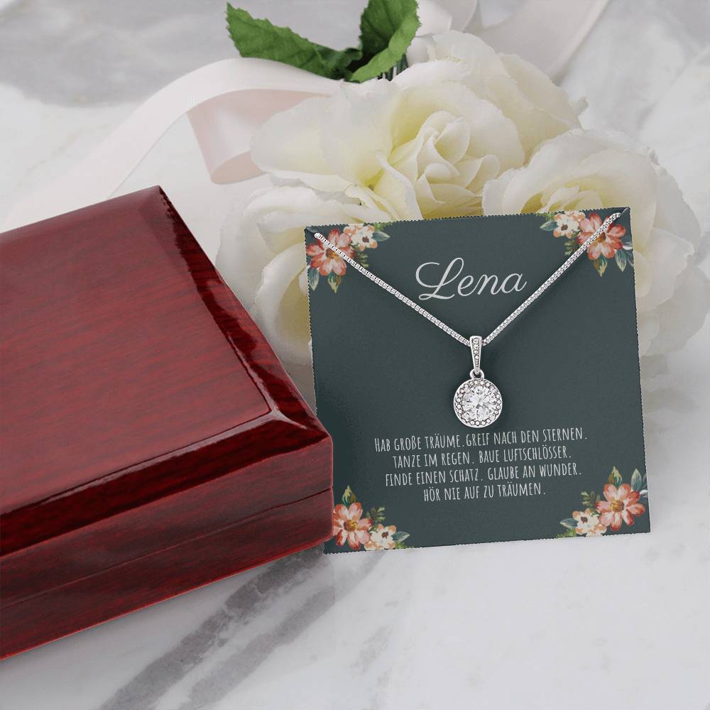 'Hör nie auf zu träumen' Eternal Halskette