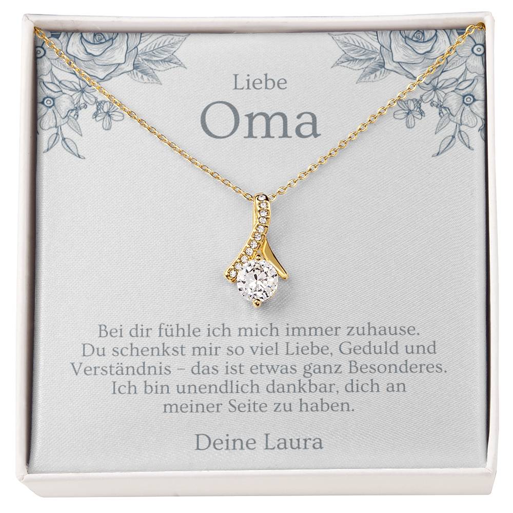 Geschenkideen für Oma Geburtstag – Schmuckset mit emotionaler Widmung