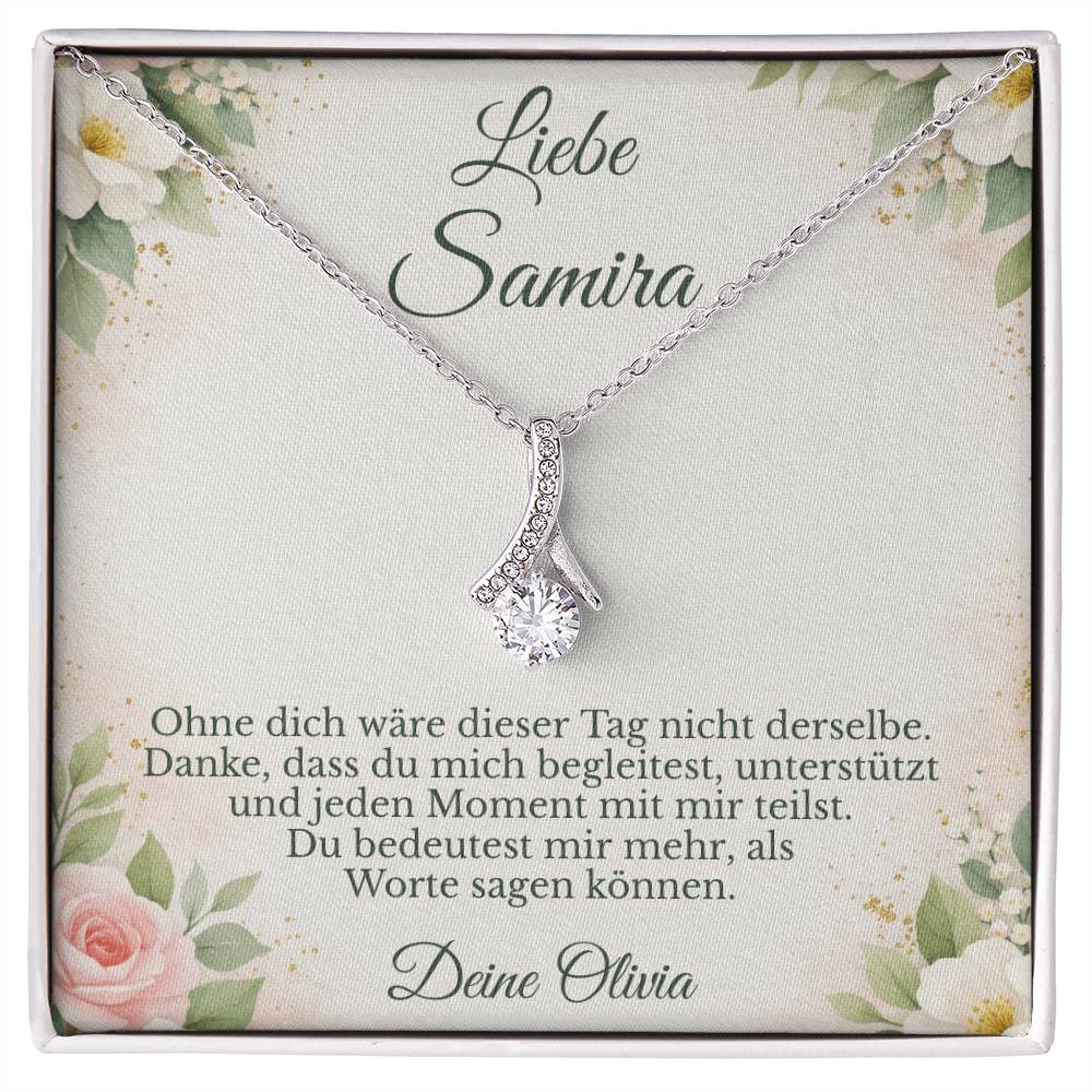 personalisierte karte brautjungfer geschenk