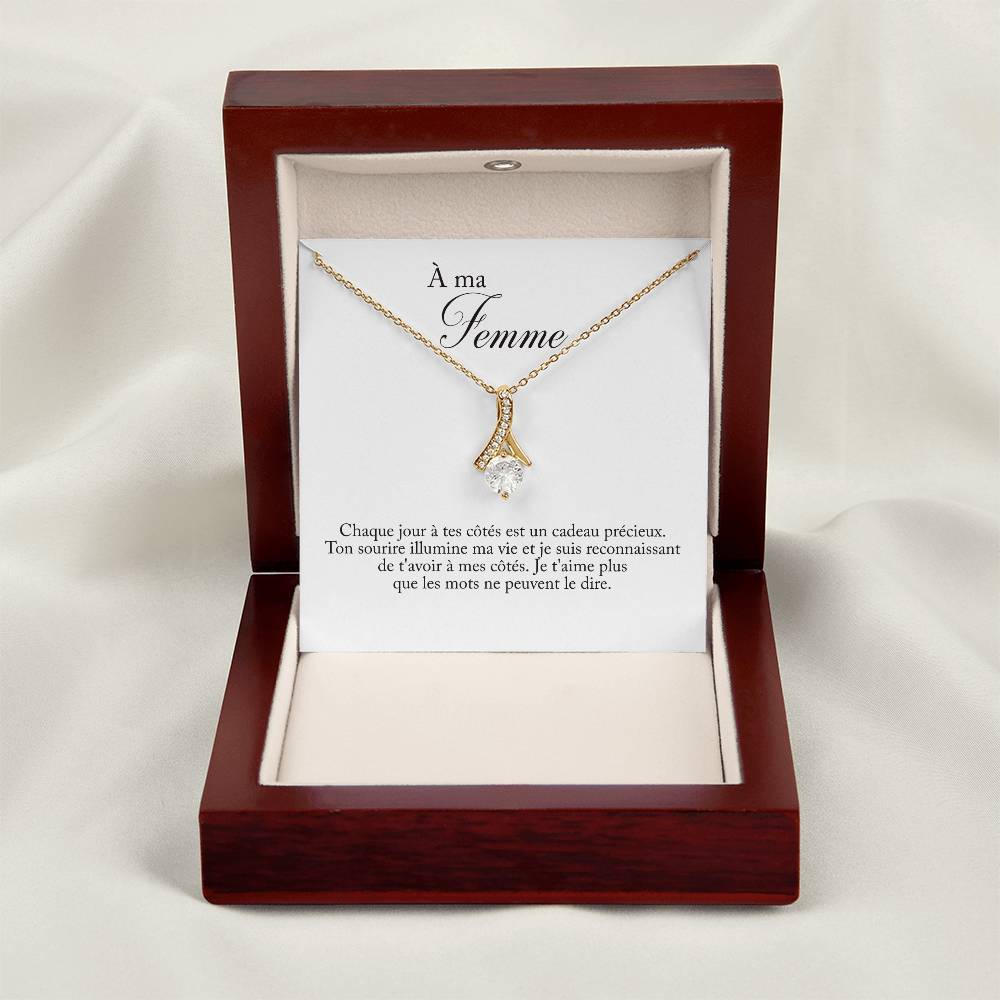 Cadeau de mariage pour femme : magnifique collier pour célébrer leur amour