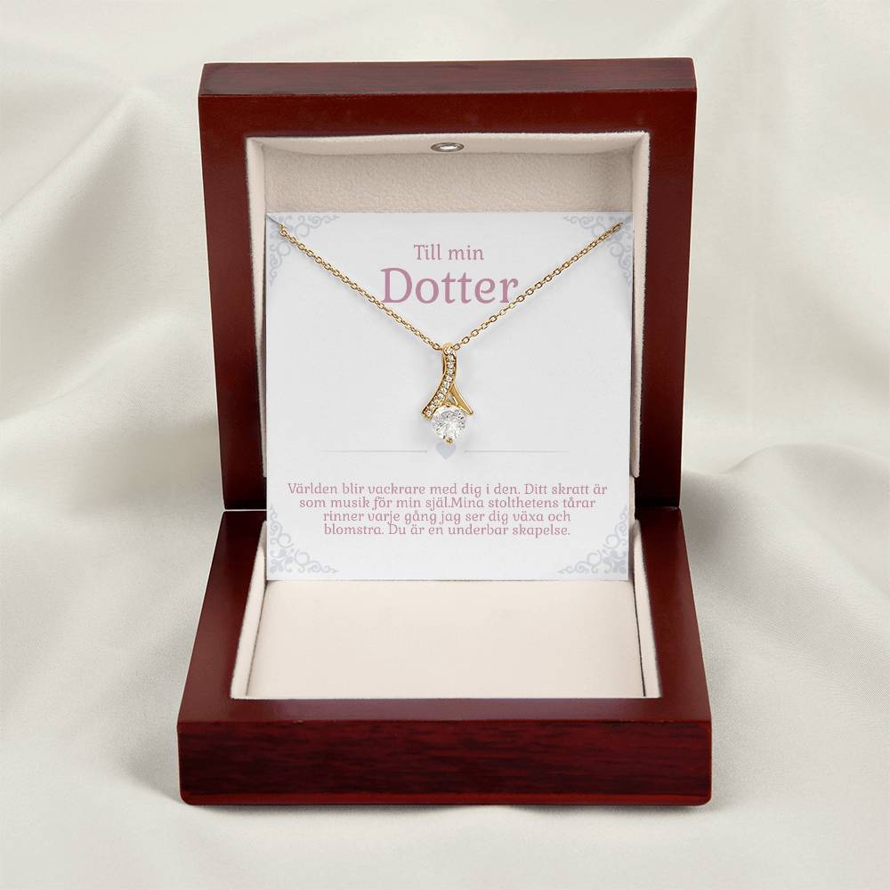 mor dotter present