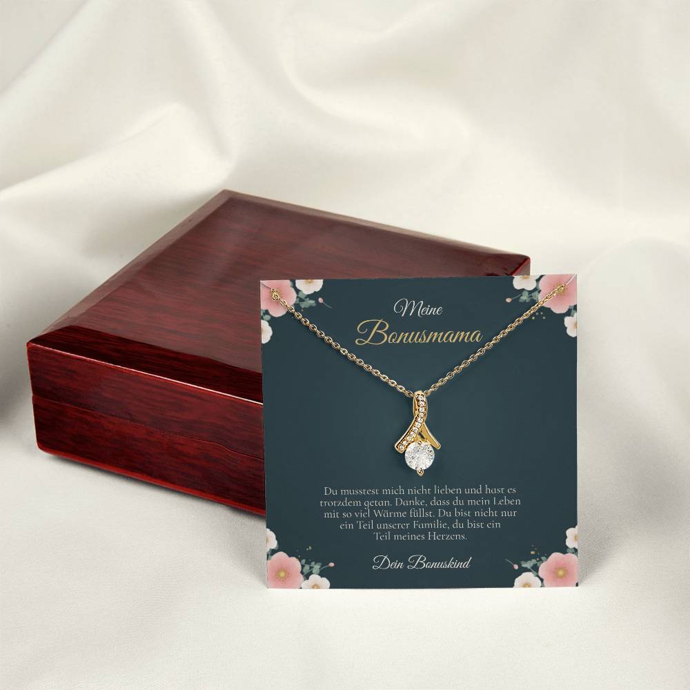 Geschenk für Stiefmom – Kette mit liebevoller Danke-Botschaft