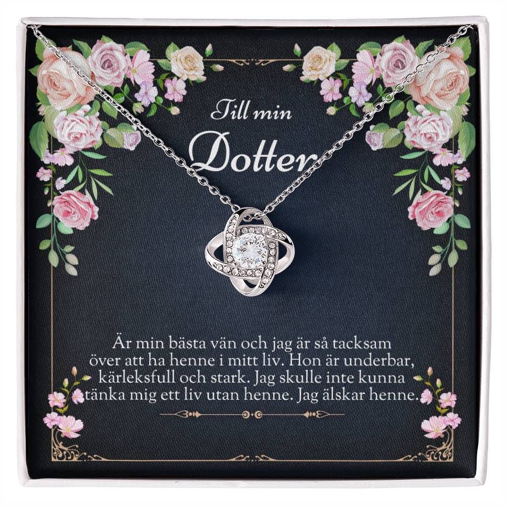 Elegant halsbandssmycke för din älskade dotter - Perfekt gåva till födelsedag eller examen.