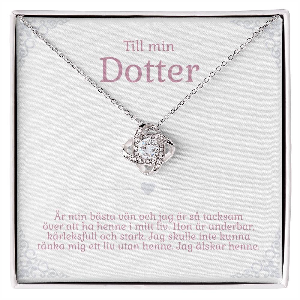 Elegant halsbandssmycke för din älskade dotter - Perfekt gåva till födelsedag eller examen.