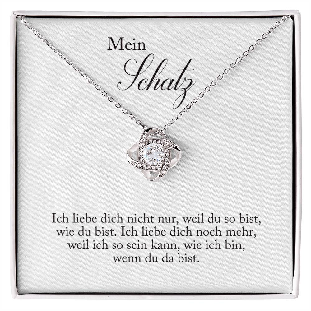 Schmuck Geschenk für Frau mit Halskette und Karte