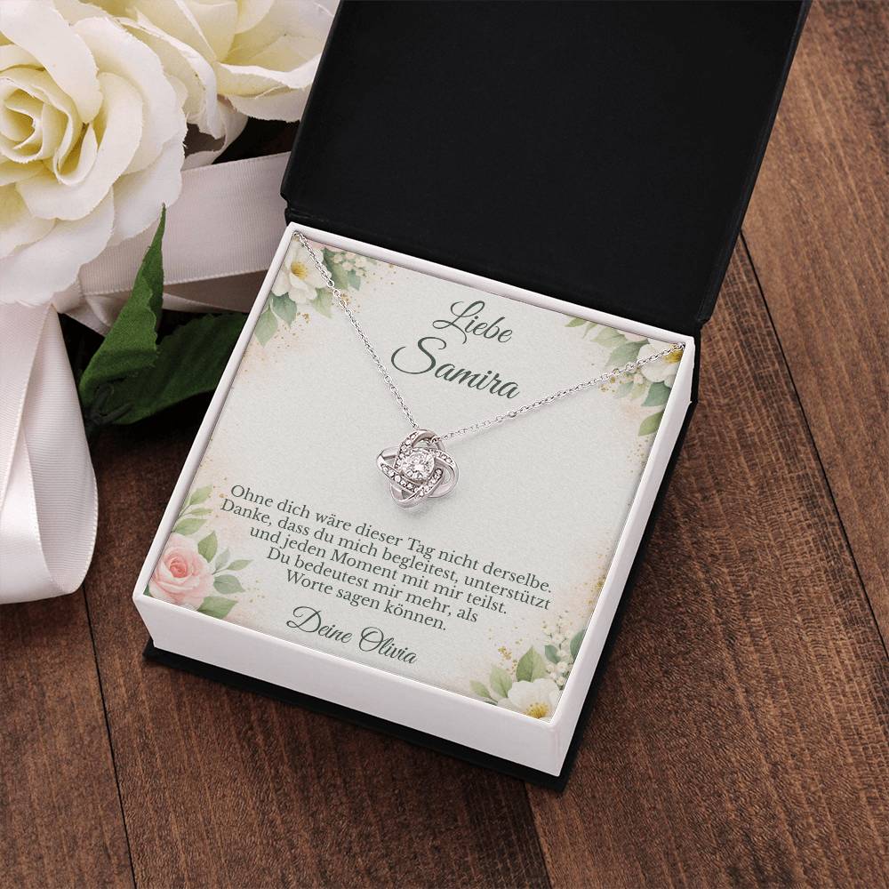 brautjungfer geschenk von der braut mit schmuck