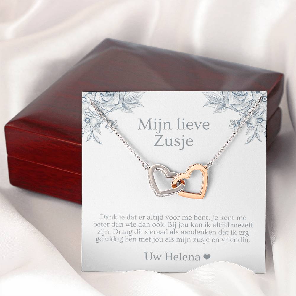 Leuk cadeautje voor zusje - Persoonlijk sieraad in elegante verpakking