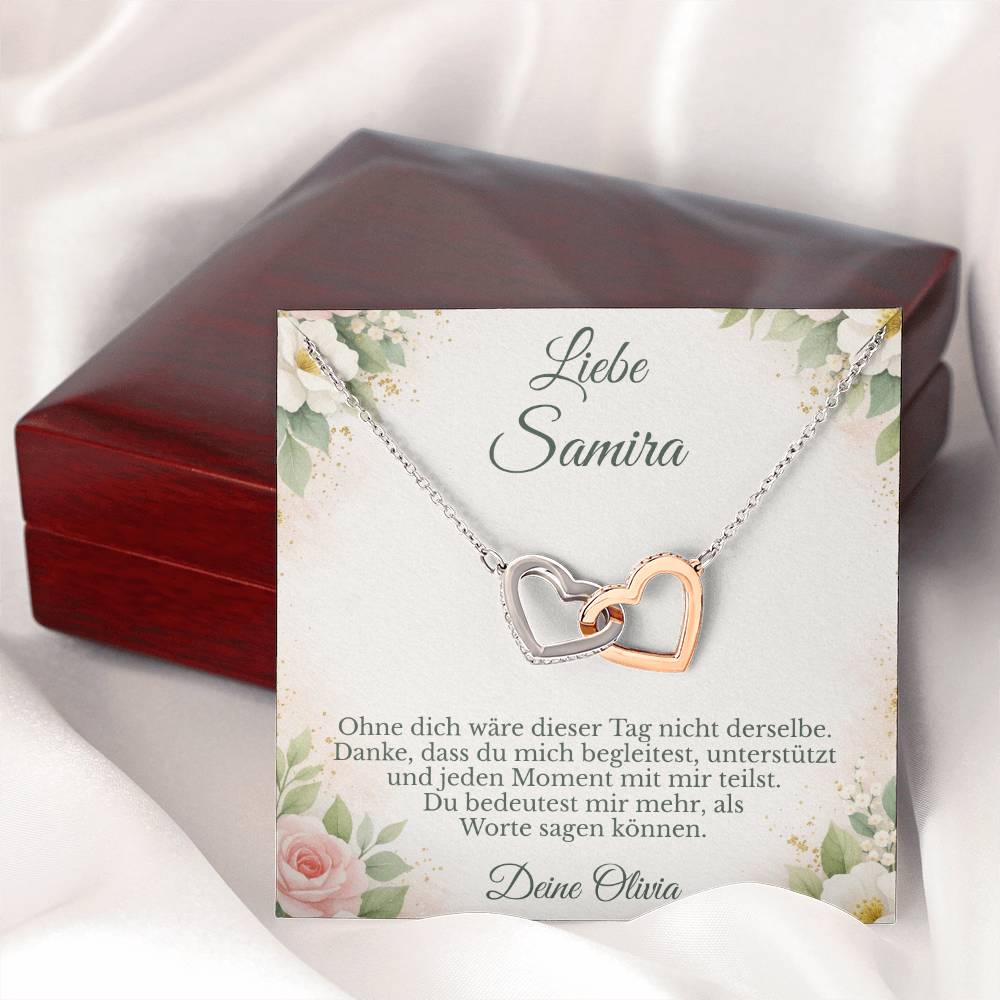 brautjungfer dankeschön geschenk schmuck