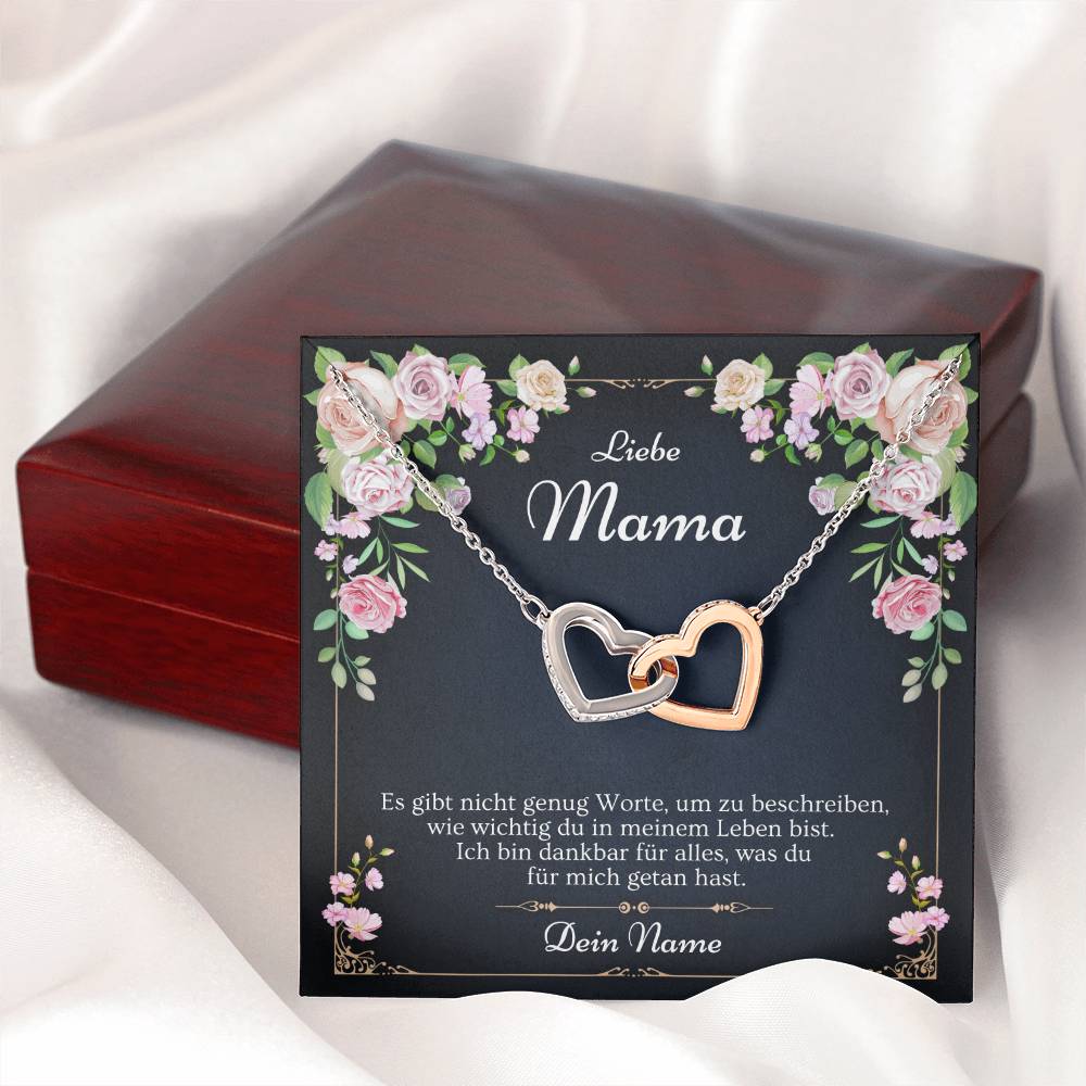 Kette für Mama mit funkelndem Zirkonia-Anhänger – perfekte Geschenkidee für Mutter