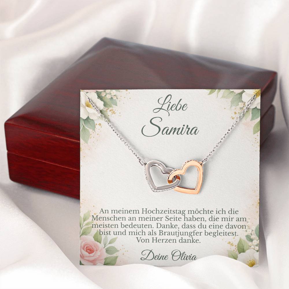 brautjungfer dankeschön geschenk schmuck