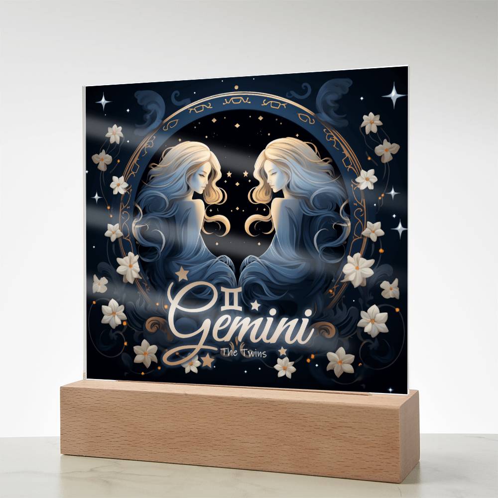 Einzigartiges Nachtlicht für Zwillinge-Fans.