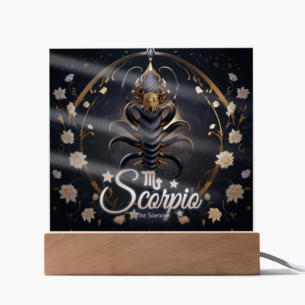 Skorpion-Nachtlampe: Ein geheimnisvolles Geschenk.