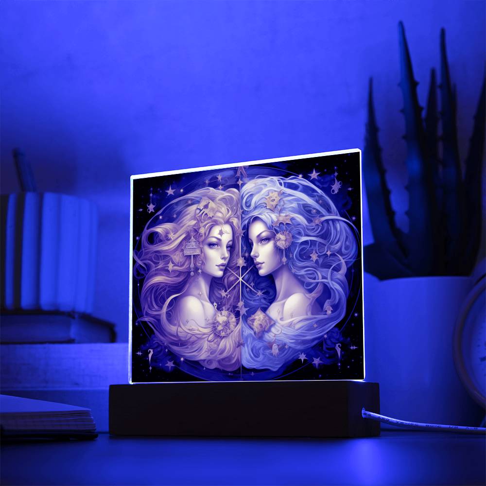 Sternzeichen Zwillinge Nachtlicht – Tolle Geschenkidee.