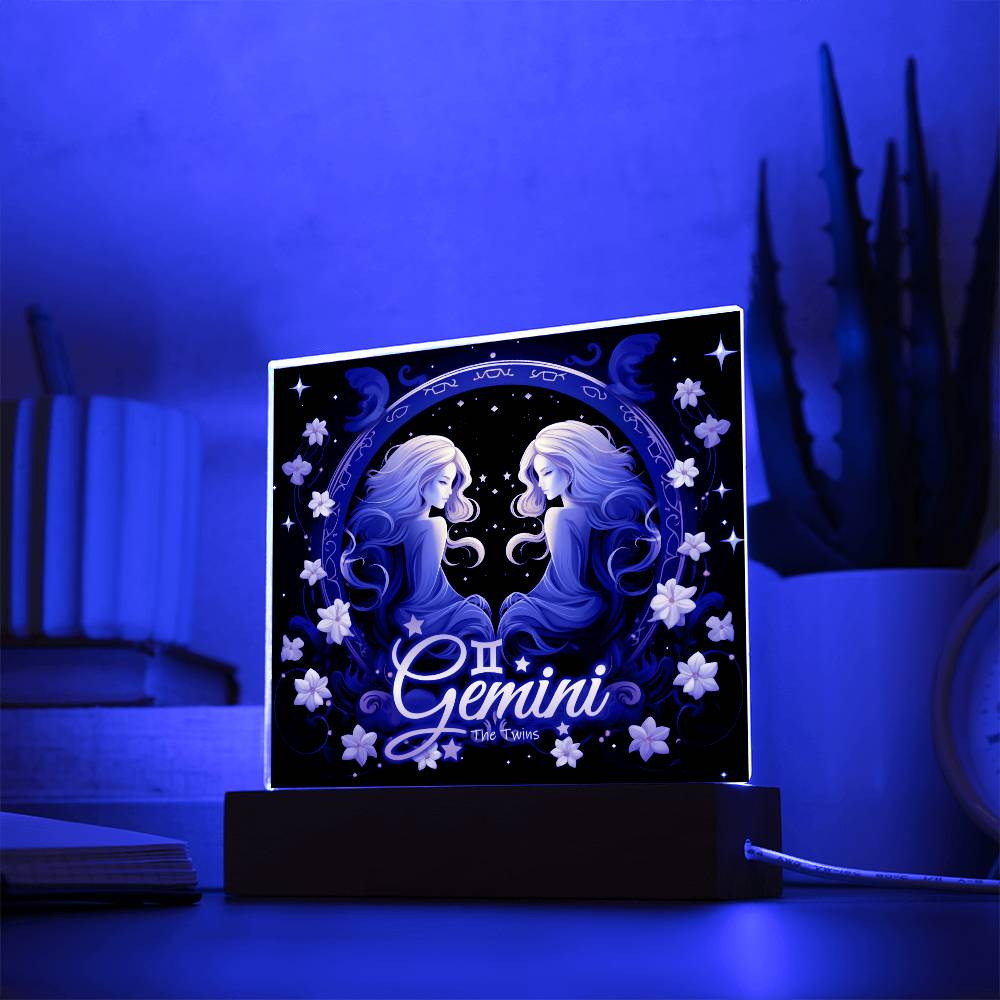 Sternzeichen Zwillinge Nachtlicht – Tolle Geschenkidee.