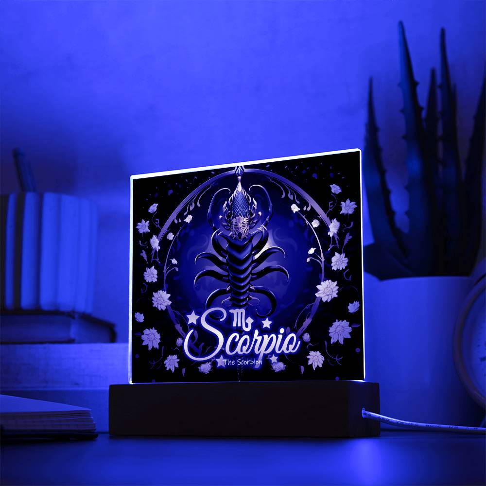 Sternzeichen Skorpion Nachtlicht – Leidenschaftliche Geschenkidee.