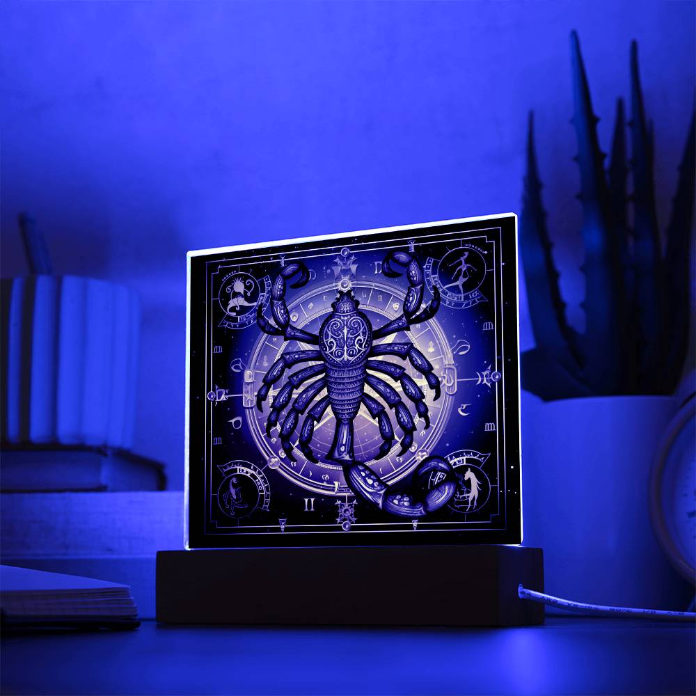 Sternzeichen Skorpion Nachtlicht – Leidenschaftliche Geschenkidee.