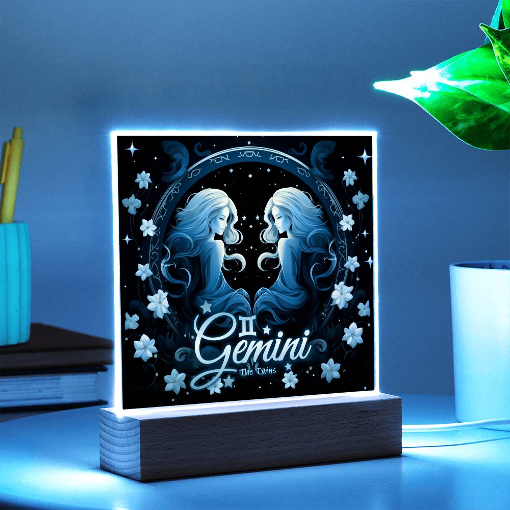 Geschenkideen für Zwillinge: Sternzeichen Nachtlampe.