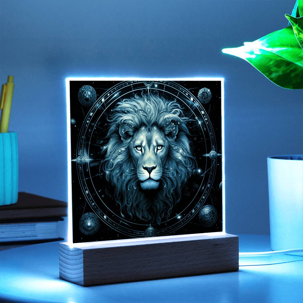 Geschenkideen für Löwe: Sternzeichen Nachtlampe.