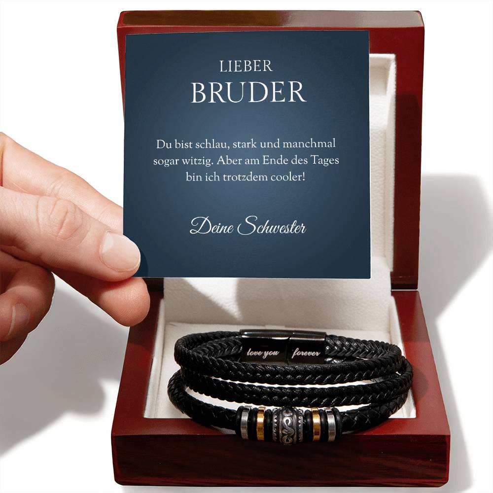 Armband Bruderherz – Geschenkidee für besondere Momente