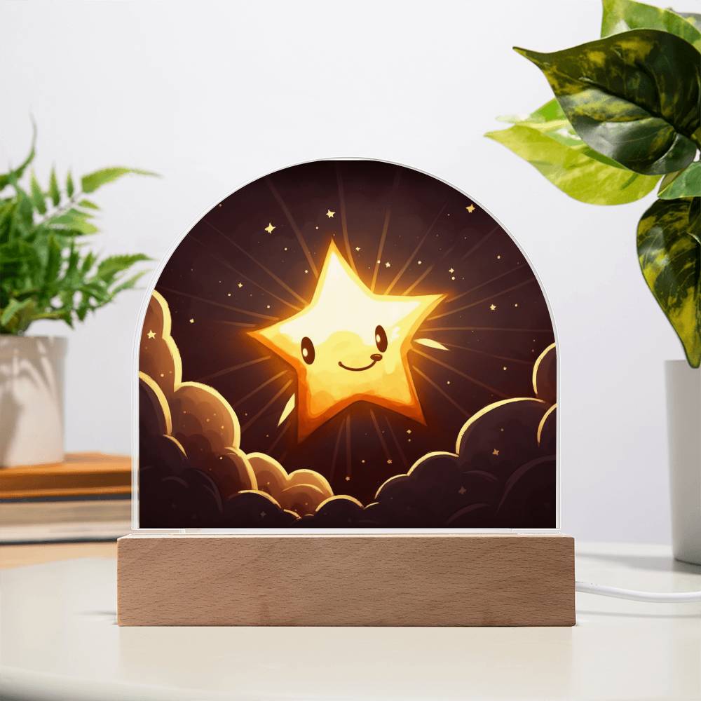 Stilvolles Nachtlicht für Mädchen - Sternenhimmel im Kinderparadies.