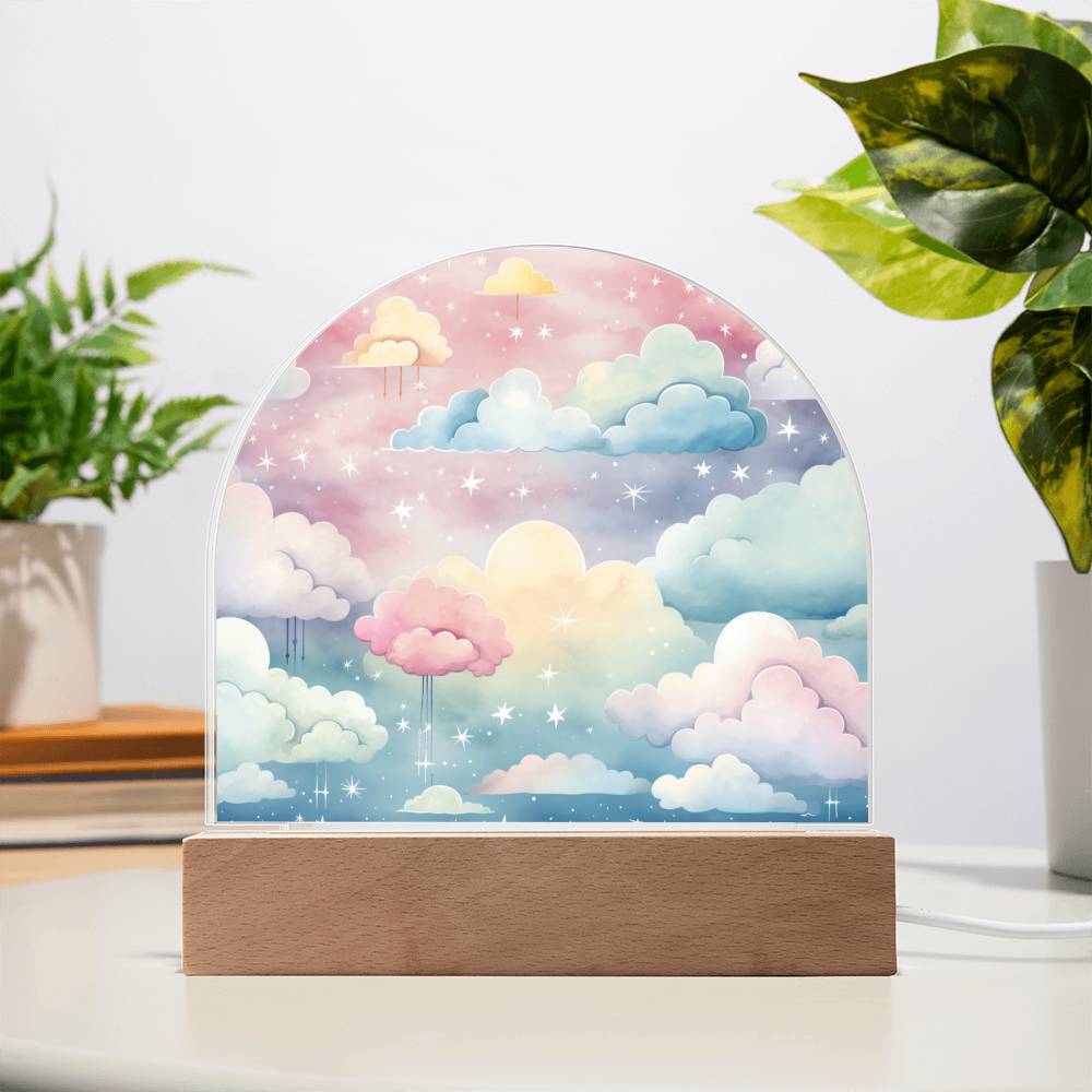 Stilvolles Nachtlicht für Mädchen - Sternenhimmel im Kinderparadies.