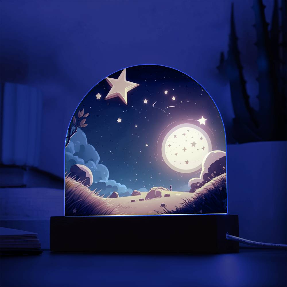 Sanfte Sternenhimmel-Lampe für Kinderzimmer - Beruhigend und bezaubernd.