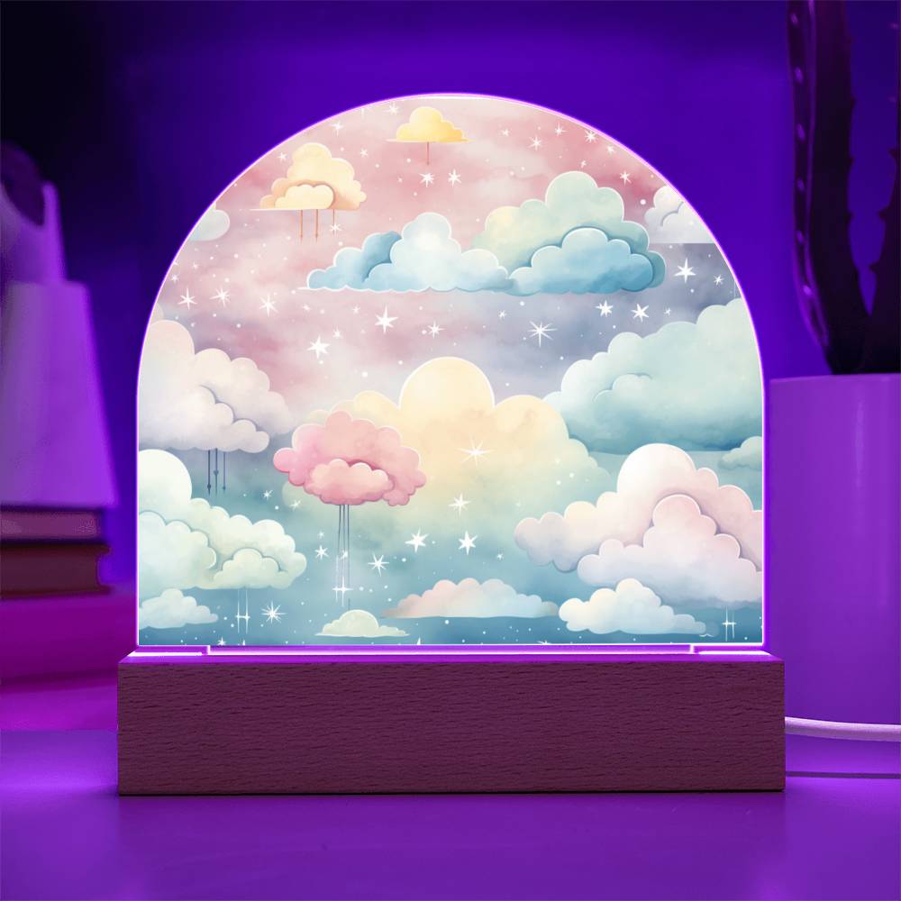 Entzückendes Nachtlicht für das Kinderzimmer - Sternenhimmel-Zauber für Mädchen.