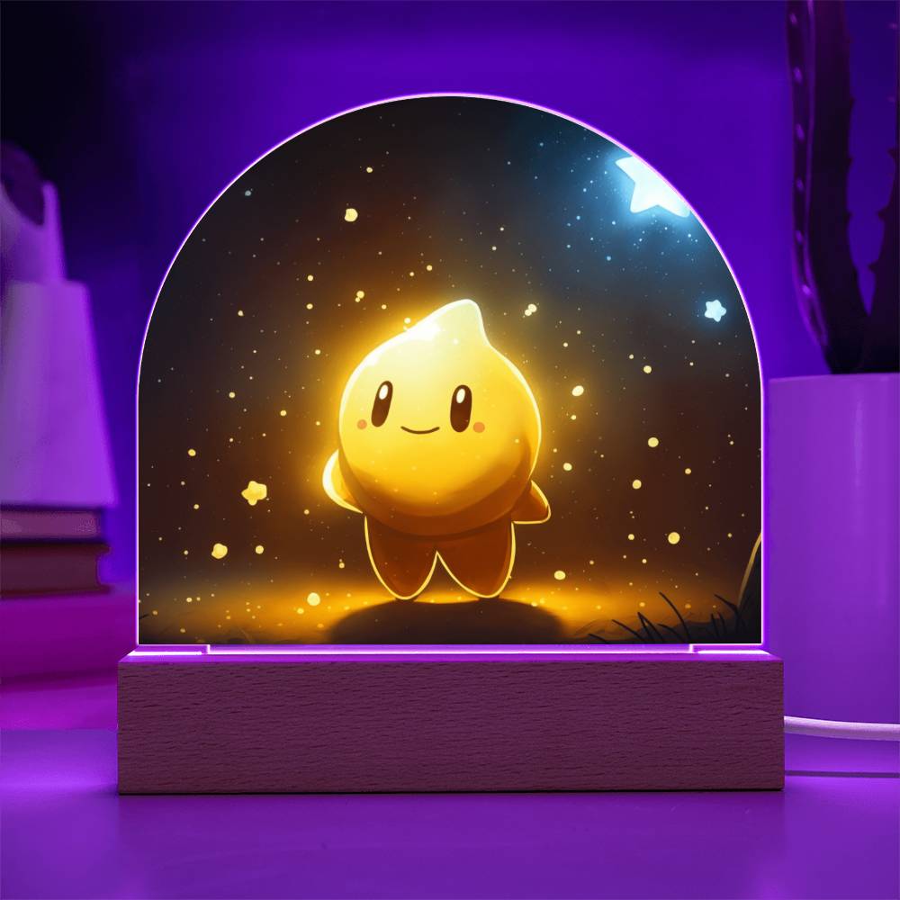 Entzückendes Nachtlicht für das Kinderzimmer - Sternenhimmel-Zauber für Mädchen.