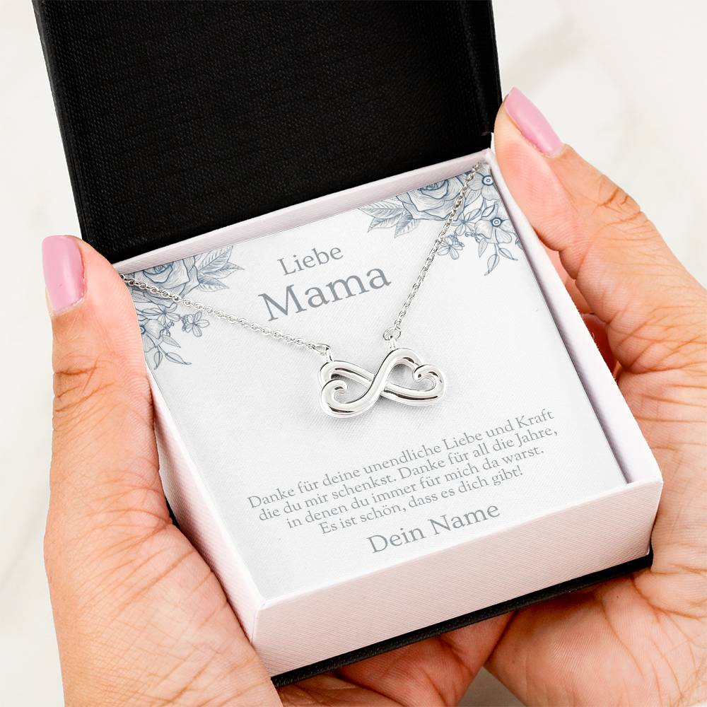Muttertagsgeschenk Mama Halskette personalisierte Karte