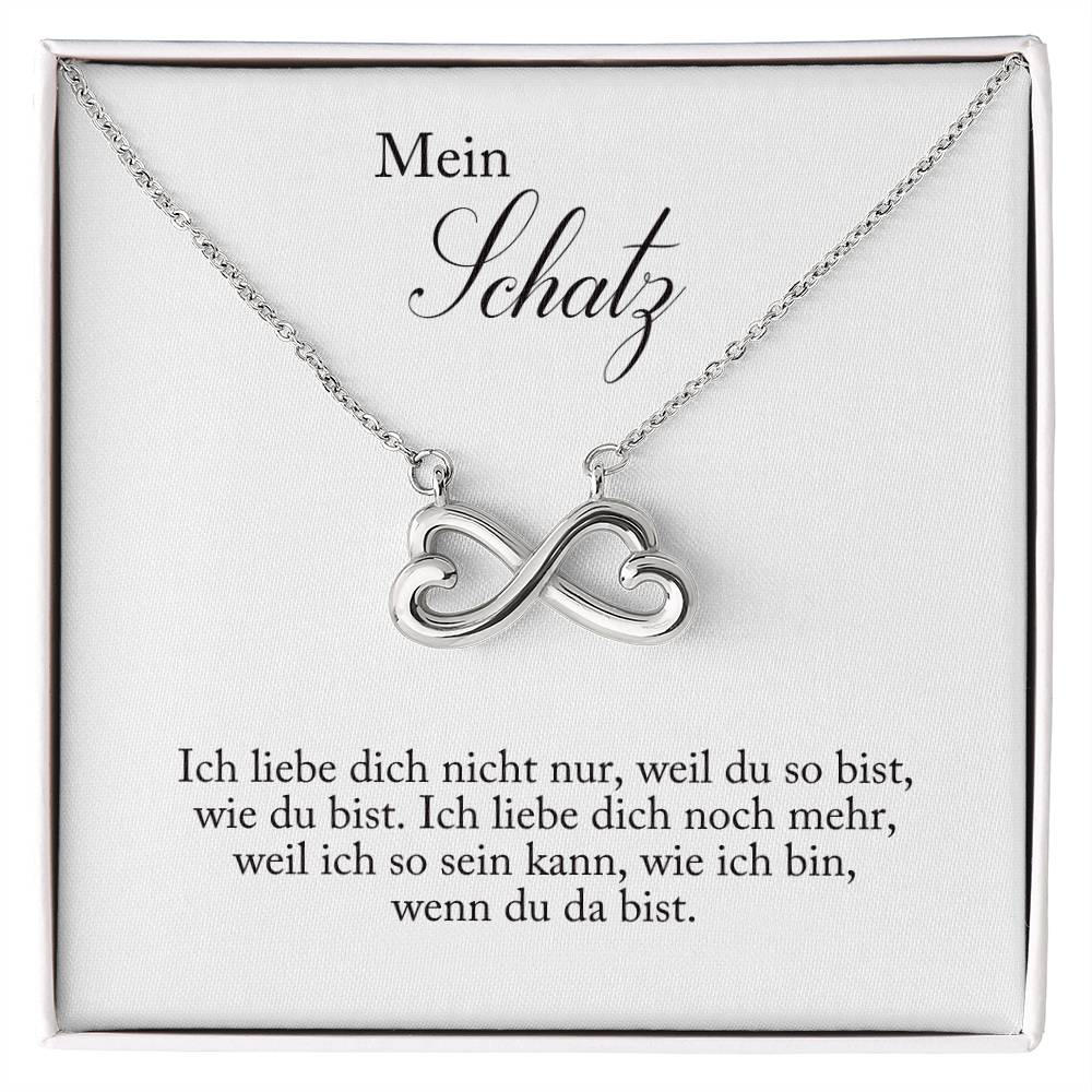 Schmuck Geschenk für Frau mit Halskette und Karte