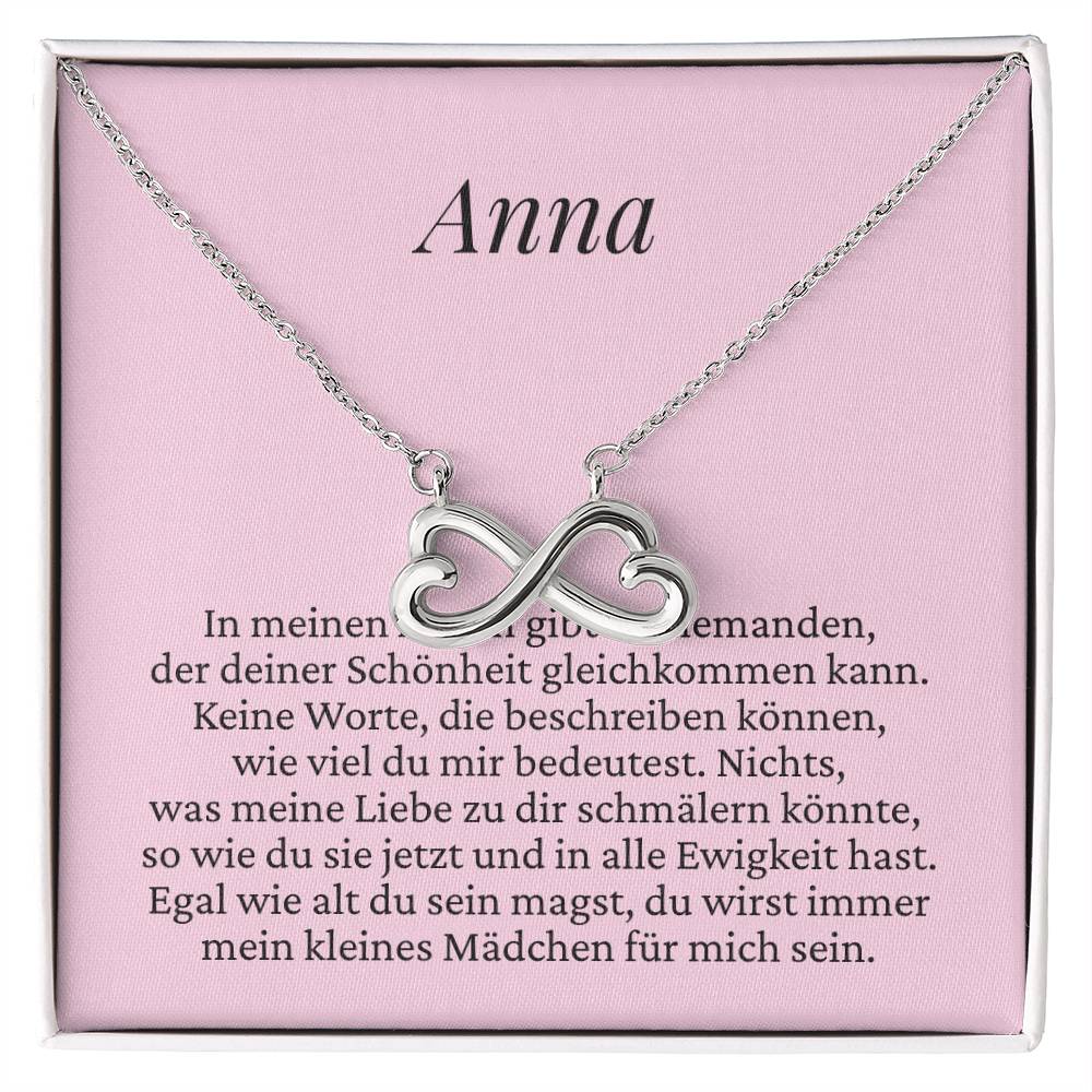 Geschenk für Mädchen mit eleganter Halskette und liebevoller Karte