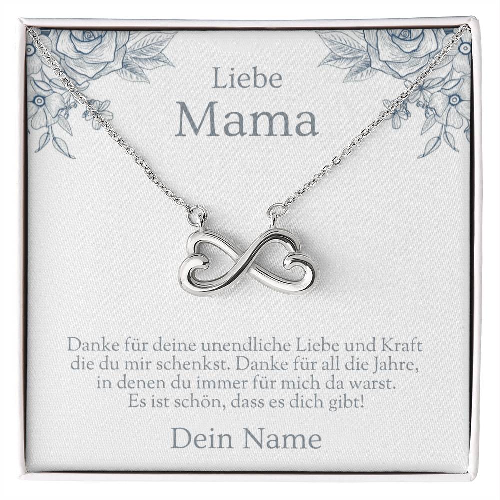 Schmuck Geschenk für Mama mit Halskette und Karte